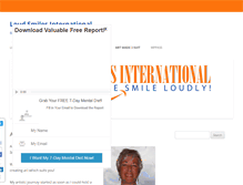 Tablet Screenshot of loudsmiles.com